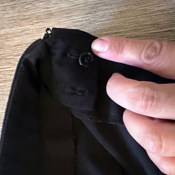 MM Lafleur Women's Size 16 Black Powerstretch The Foster Pants Straight-Leg Work - Picture 6 of 11